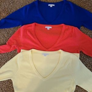 3-pack super soft sweaters